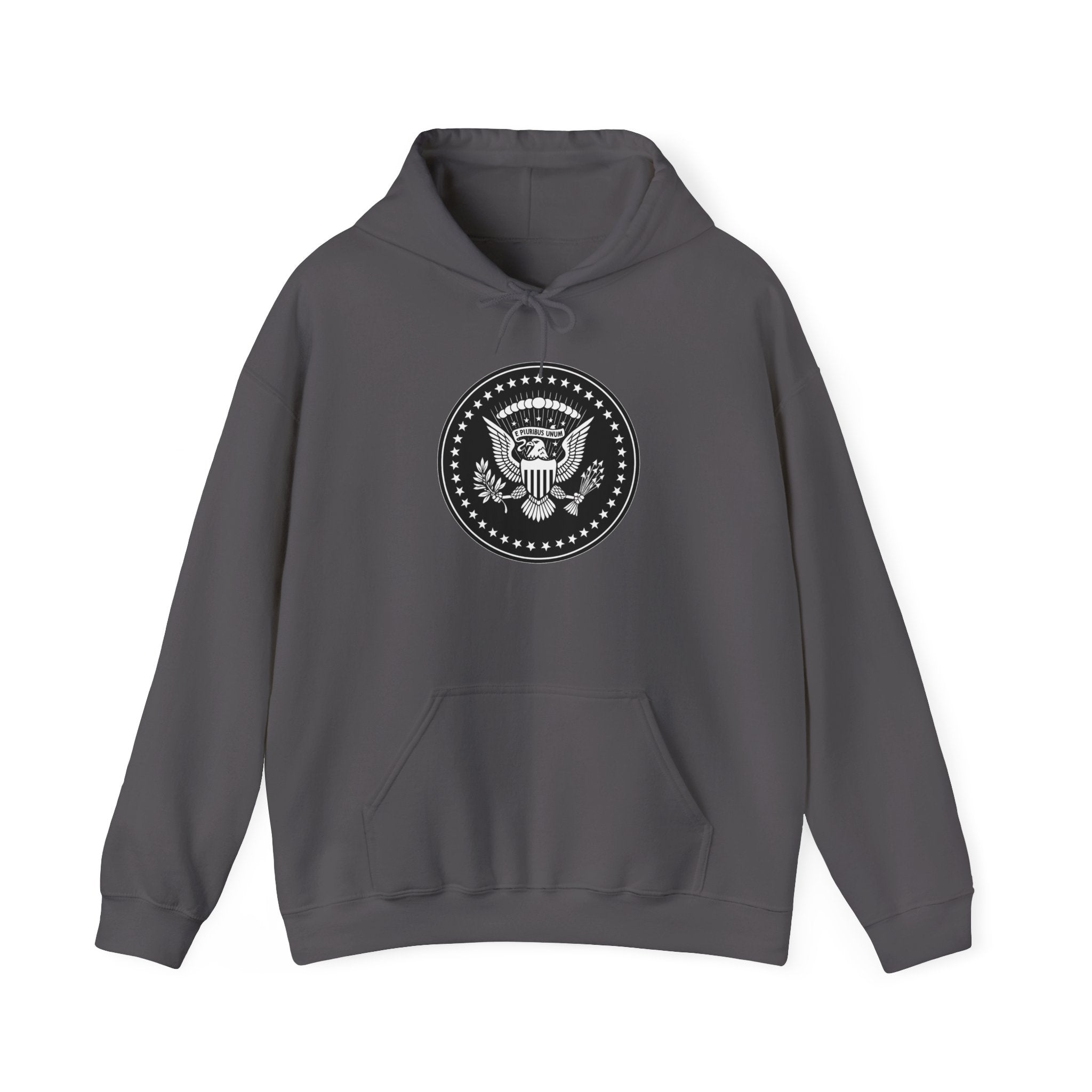 Presidential Seal American Eagle Graphic Pull Over Hoodie Sweatshirt