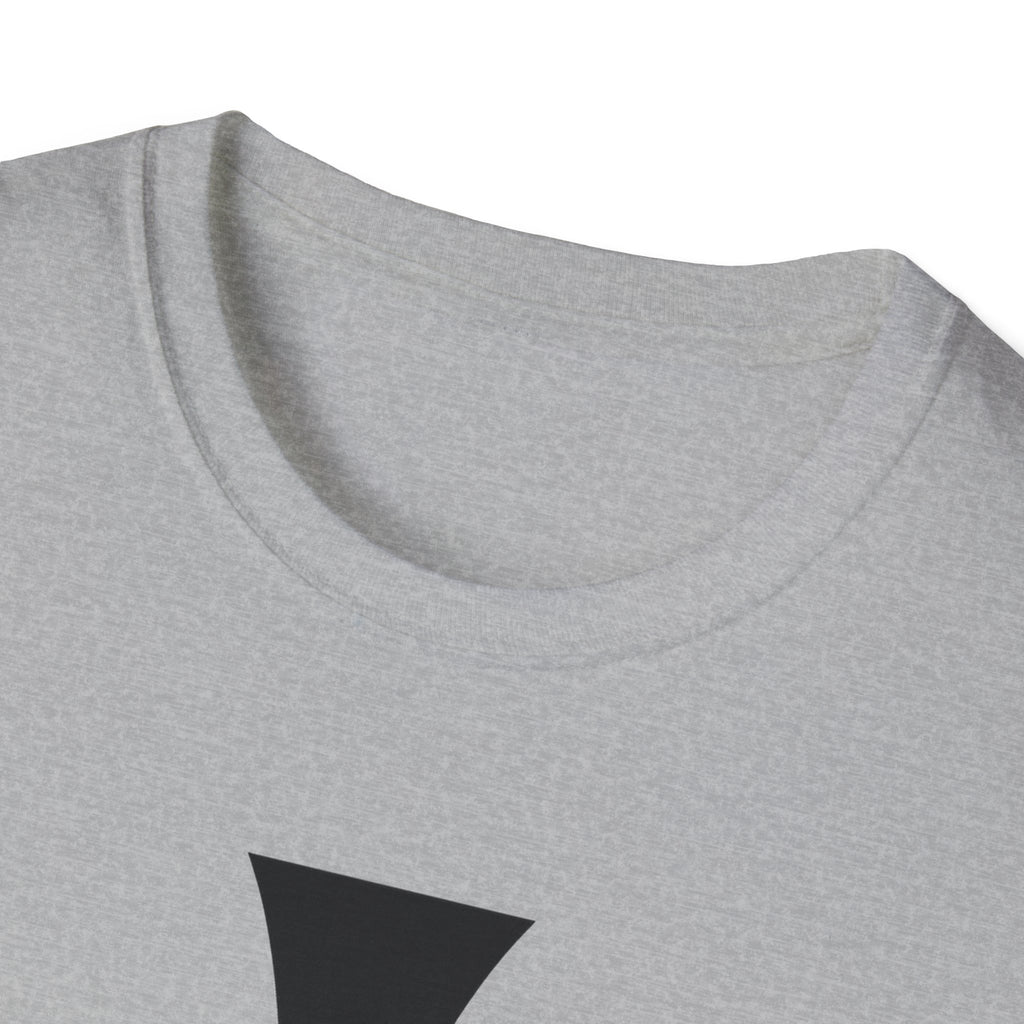 Teutonic Cross Black Design Softstyle Cotton T-Shirt