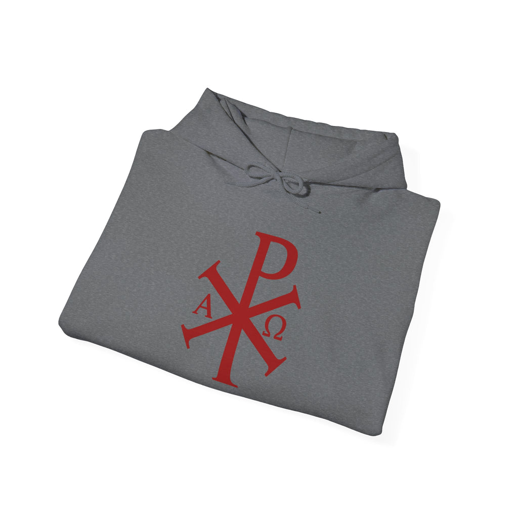 Pi Chi Rho Red Design Graphic Pull Over Hoodie Sweatshirt