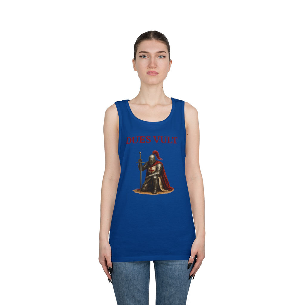 Knight-Inspired Dues Vult Crusader Tank Top