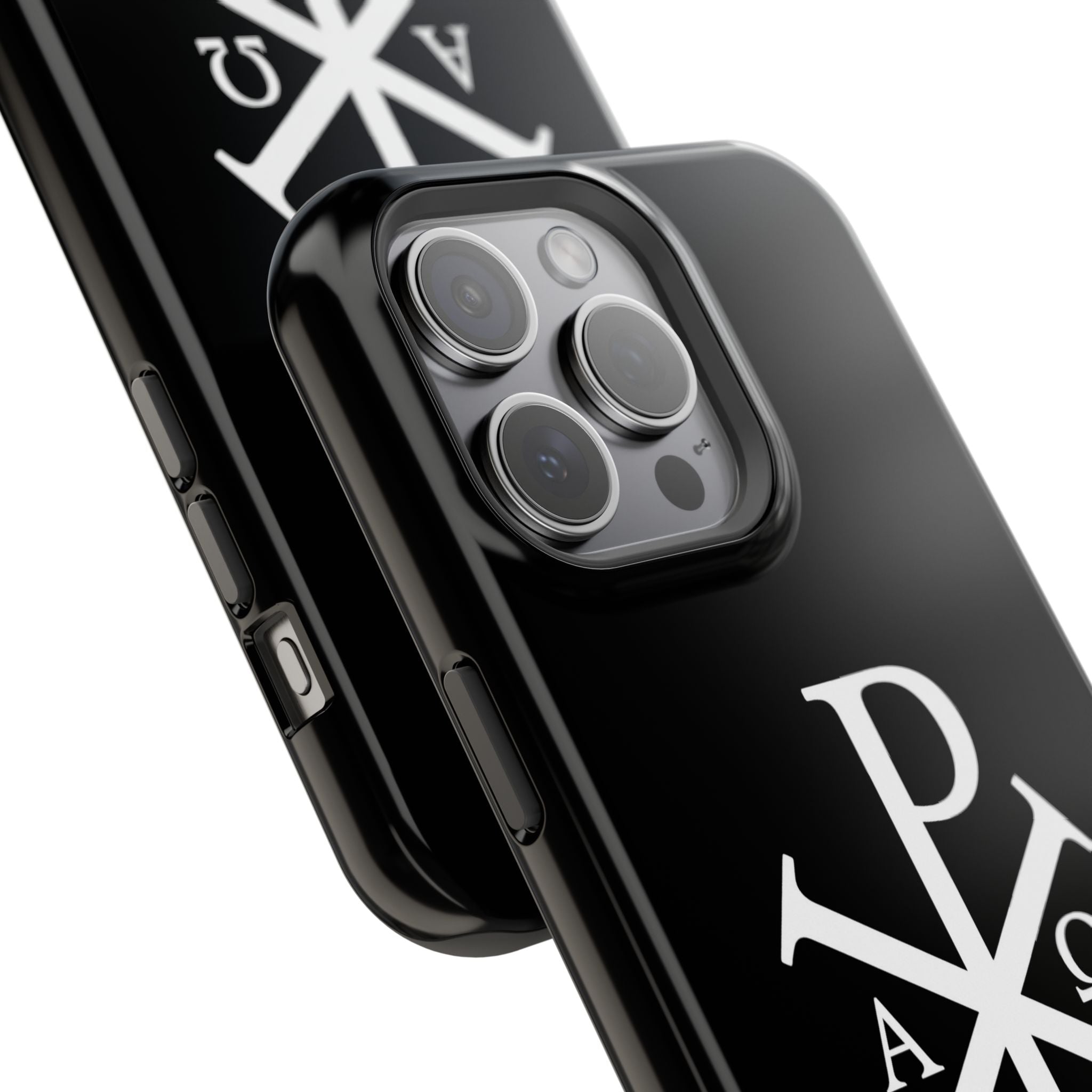 Pi Chi Rho White Design Magnetic Impact-Resistant Cases