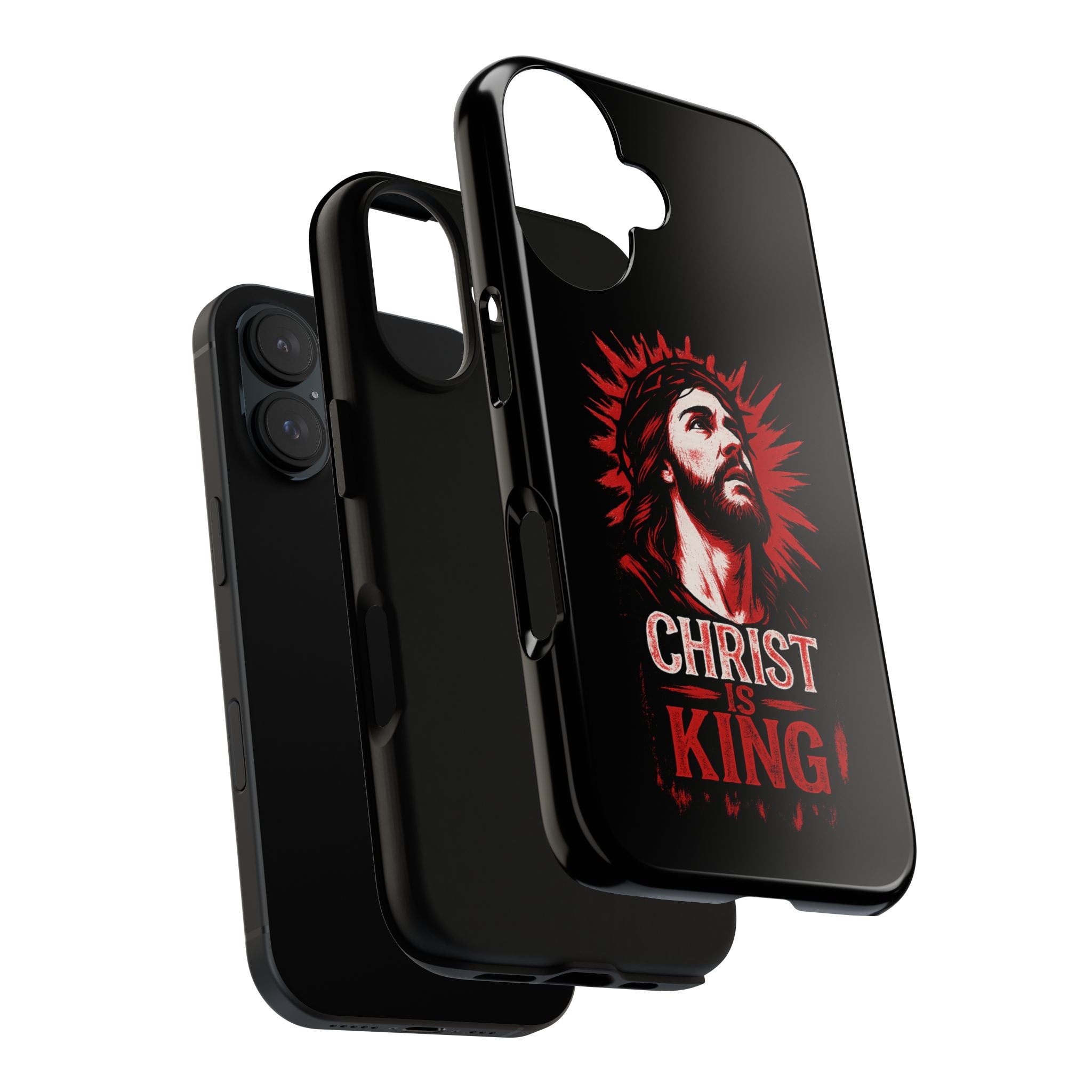 Christ is King Phone Case, Tough Phone Cover for Christian Faith