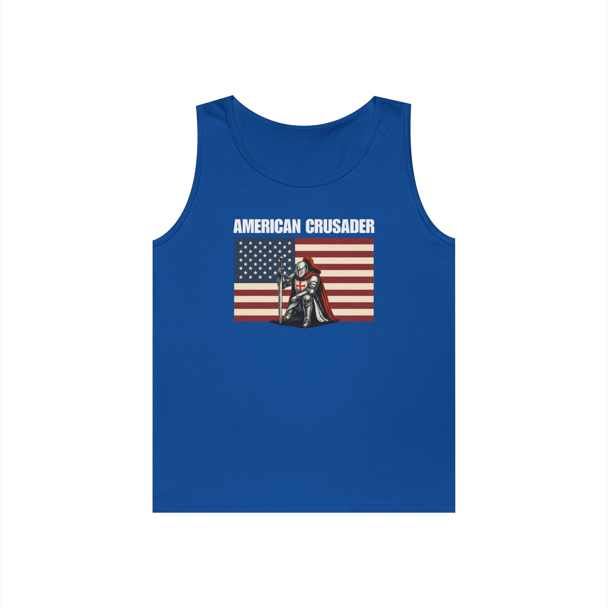 American Crusader Alt Color Design Heavy Cotton Tank Top