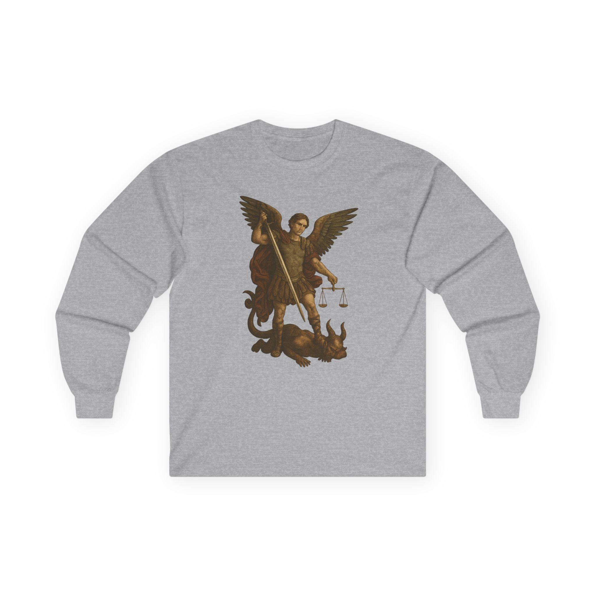 Michael the Archangel Graphic (Image Only) Long Sleeve Tee