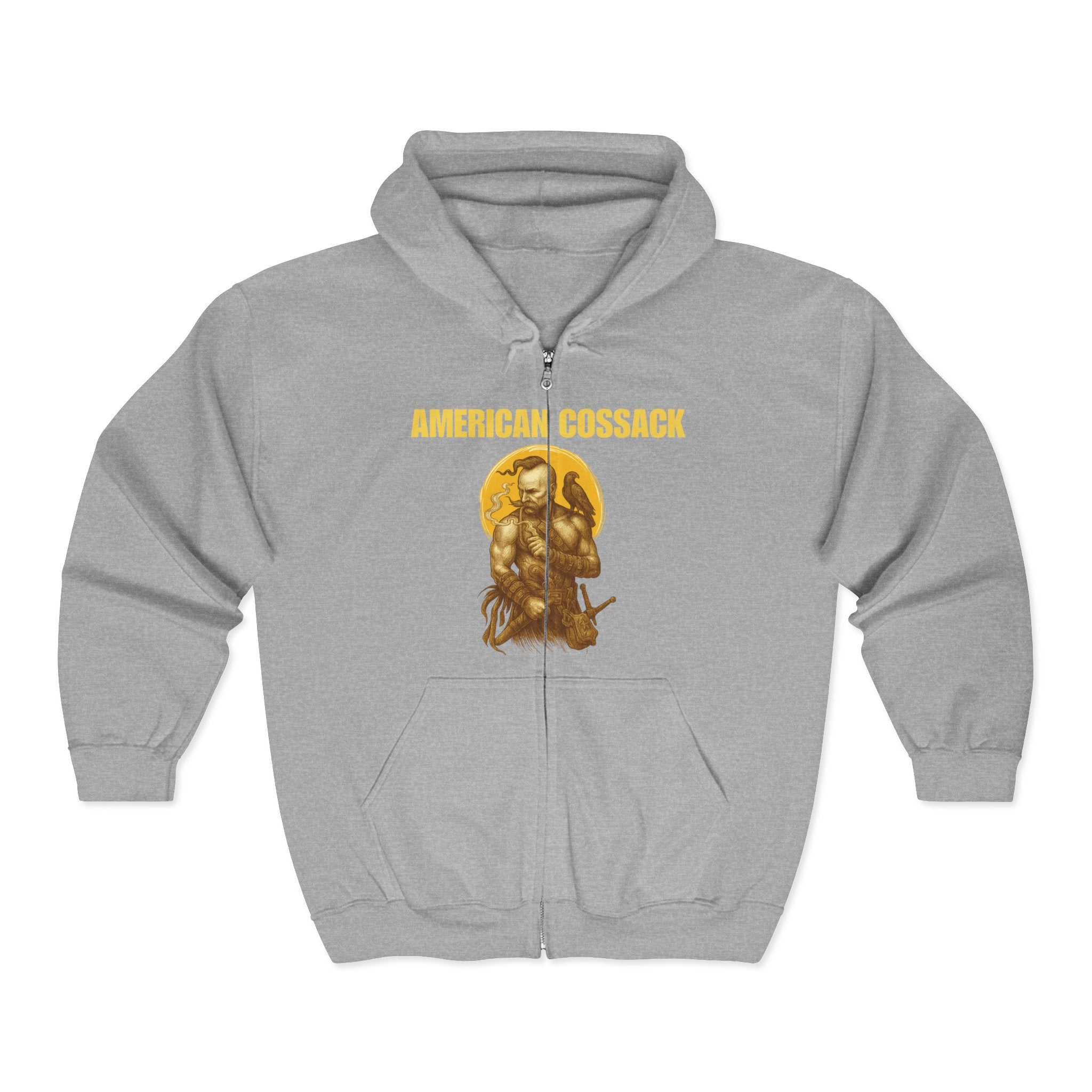 American Cossack Alt Design 2 Full Zip Hoodie