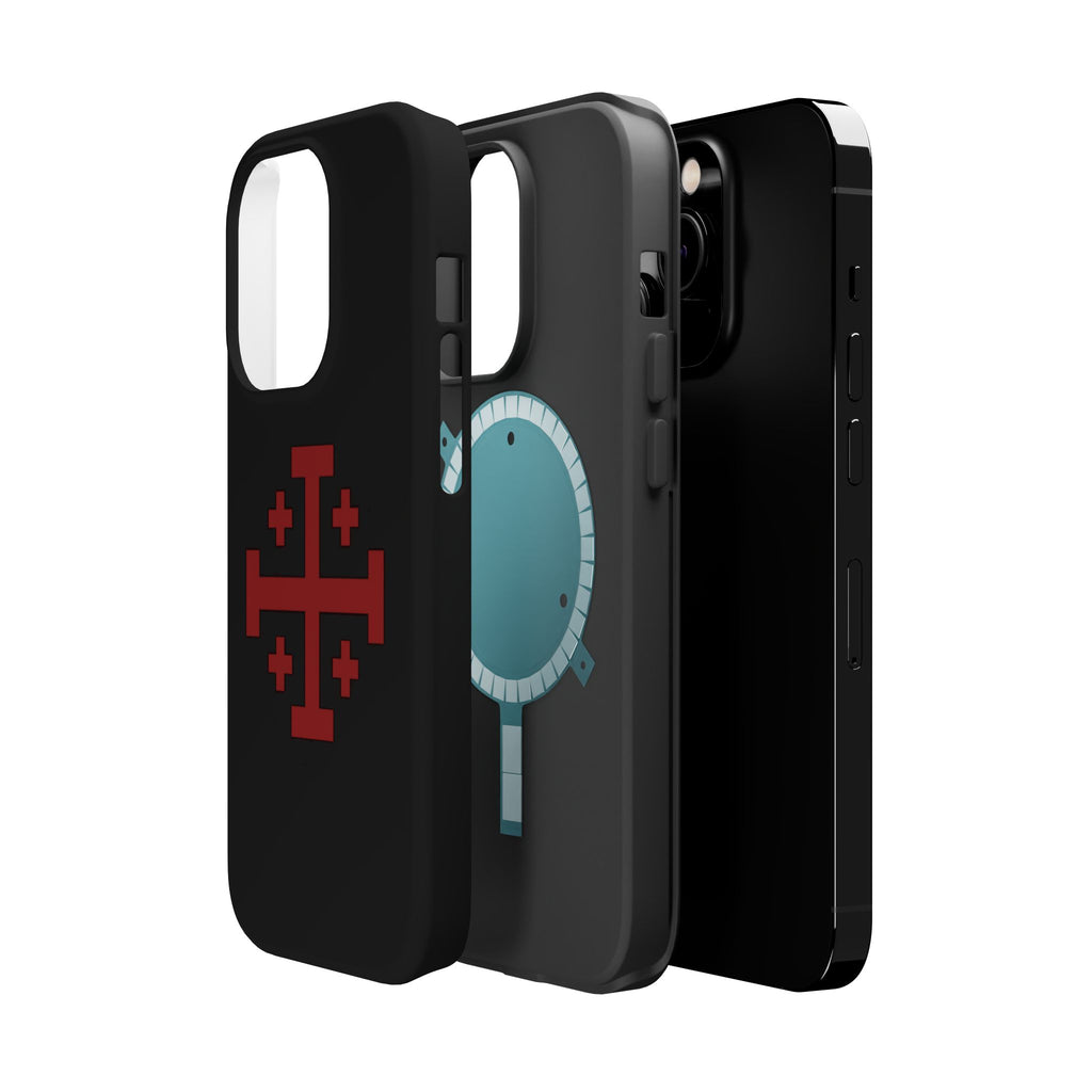 Cross Of Jerusalem Red Design Magnetic Impact-Resistant Cases