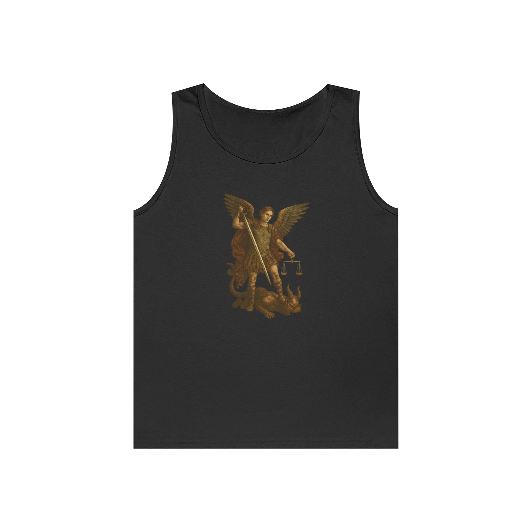 Michael The Arch Angel (No Text) Heavy Cotton Tank Top