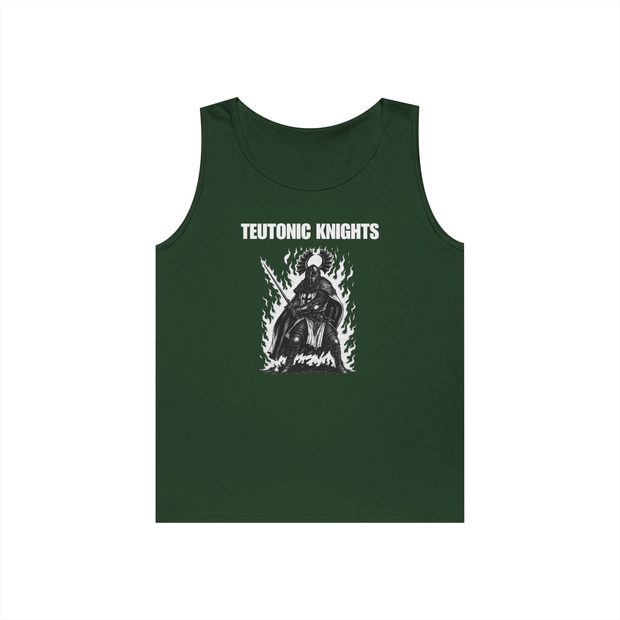 Teutonic Knights Graphic Heavy Cotton Tank Top